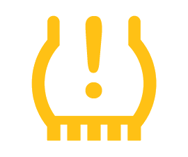 warning symbol for tire pressure monitoring system 2007