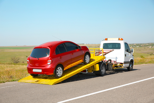 Flatbed Tow Truck