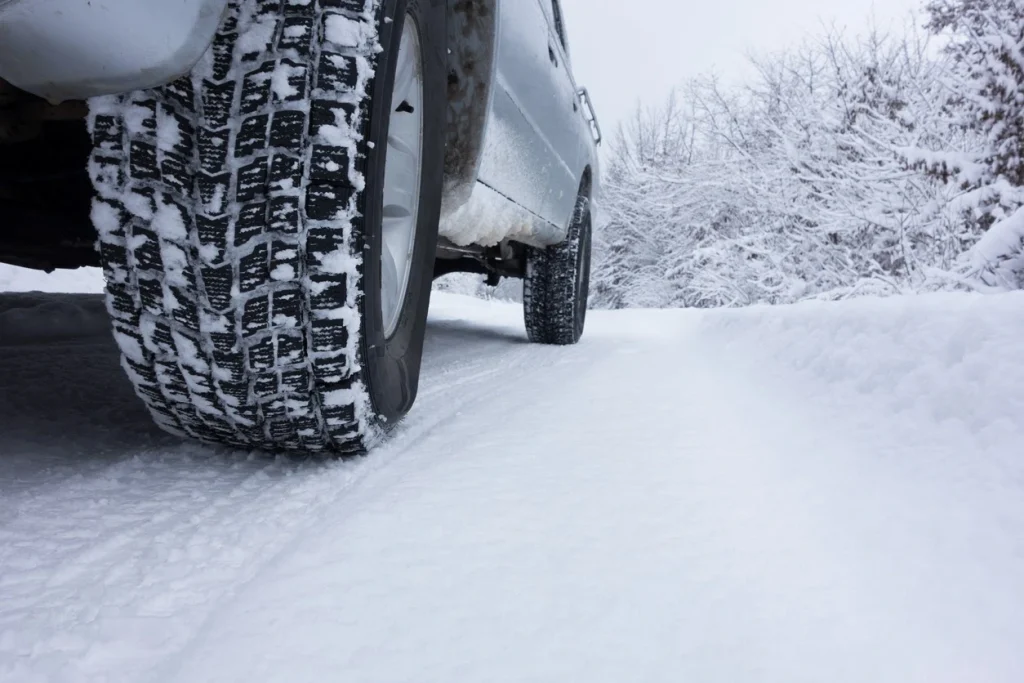 Winter and snow tires for icy and snowy roads