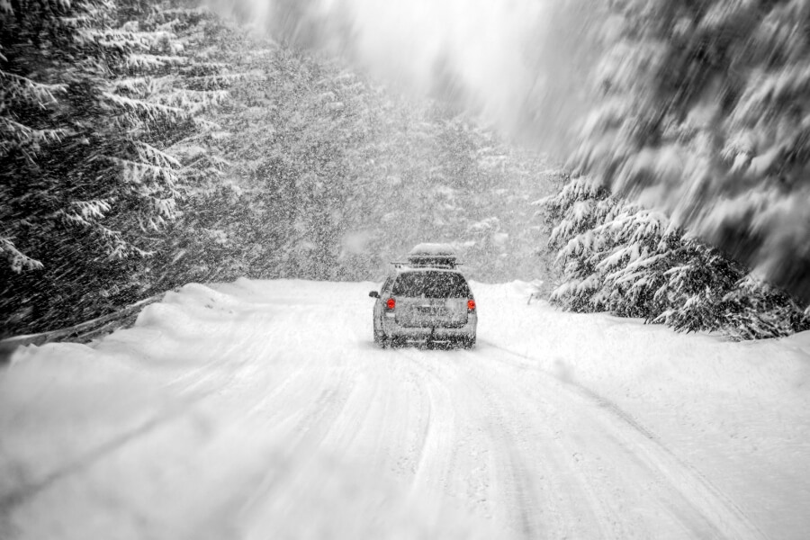 Winter Driving Safety when driving in snow