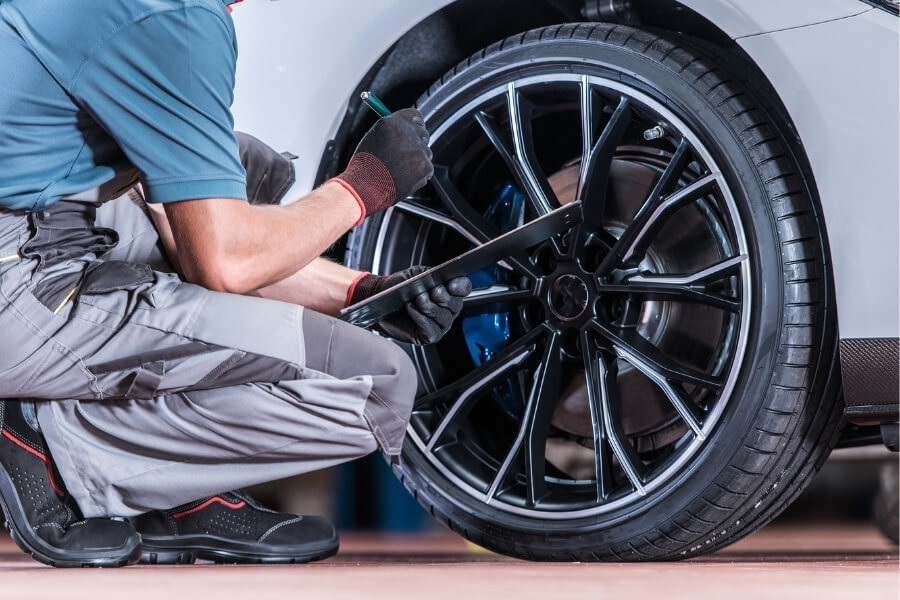 car tire inspection for better gas mileage