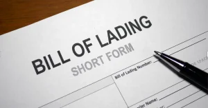 Car transport Bill of Lading