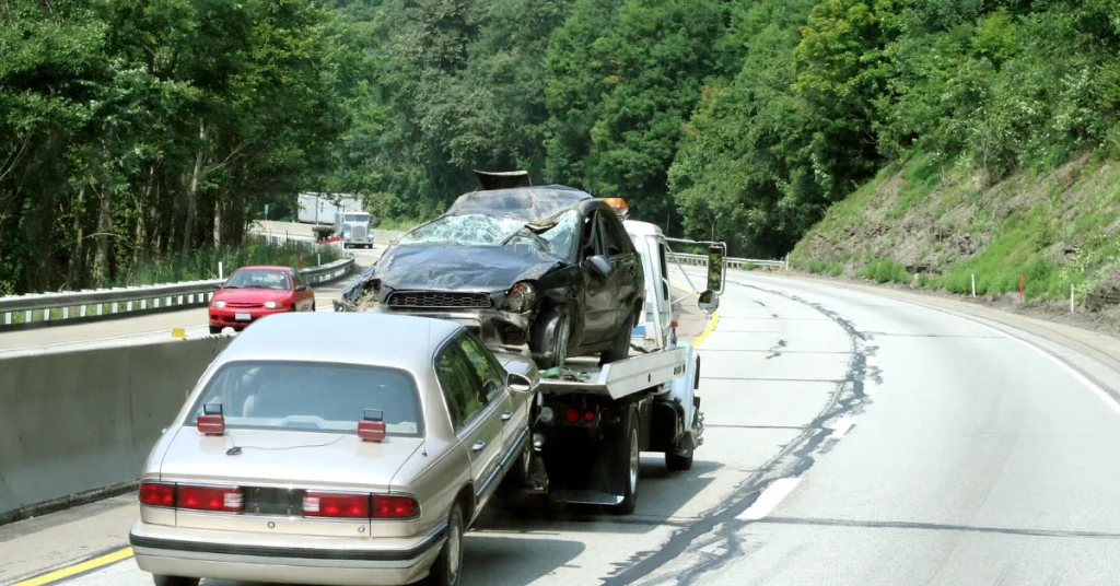 recovery services for totaled car